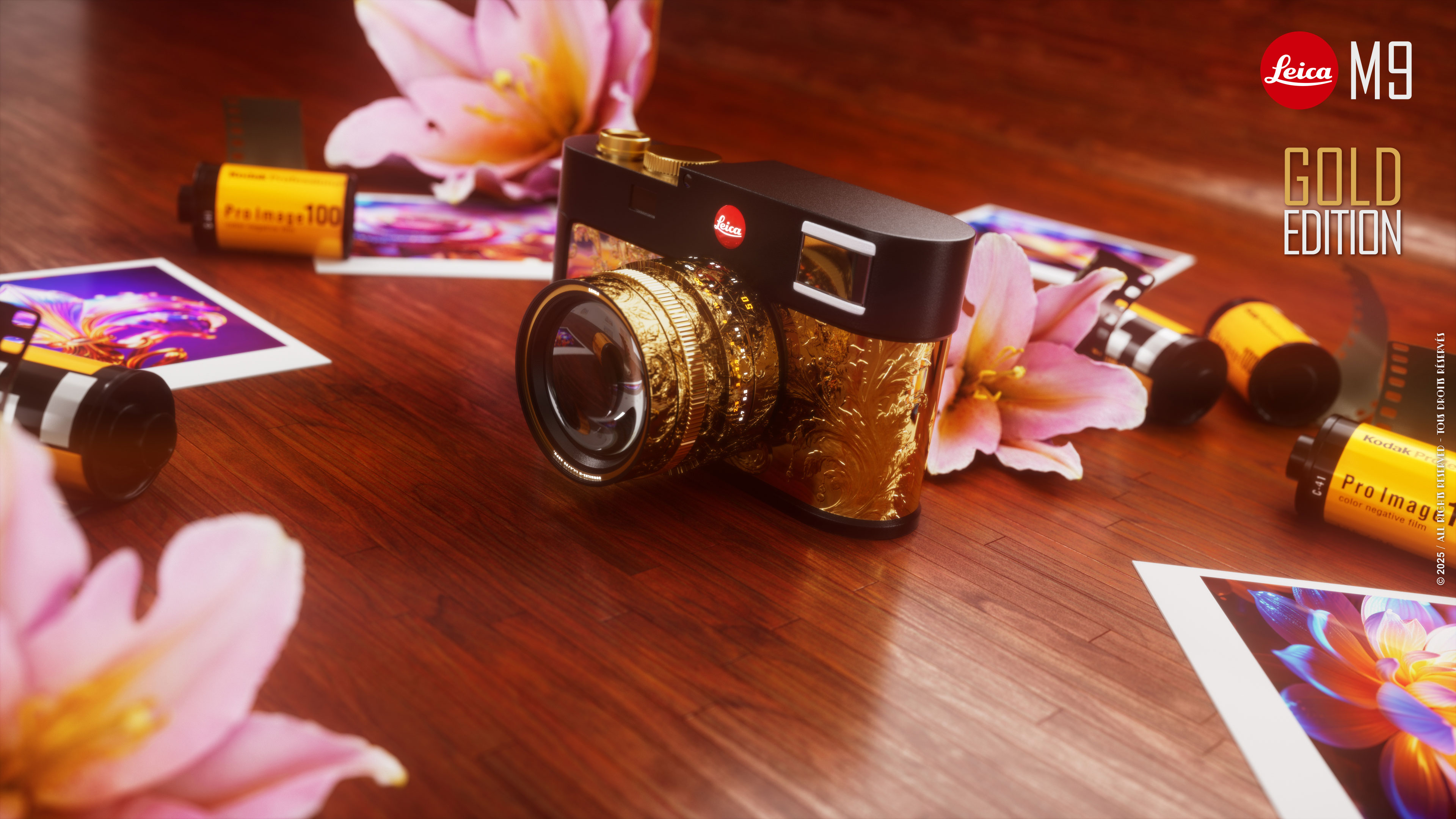 Leïca M9 Gold édition vue 6