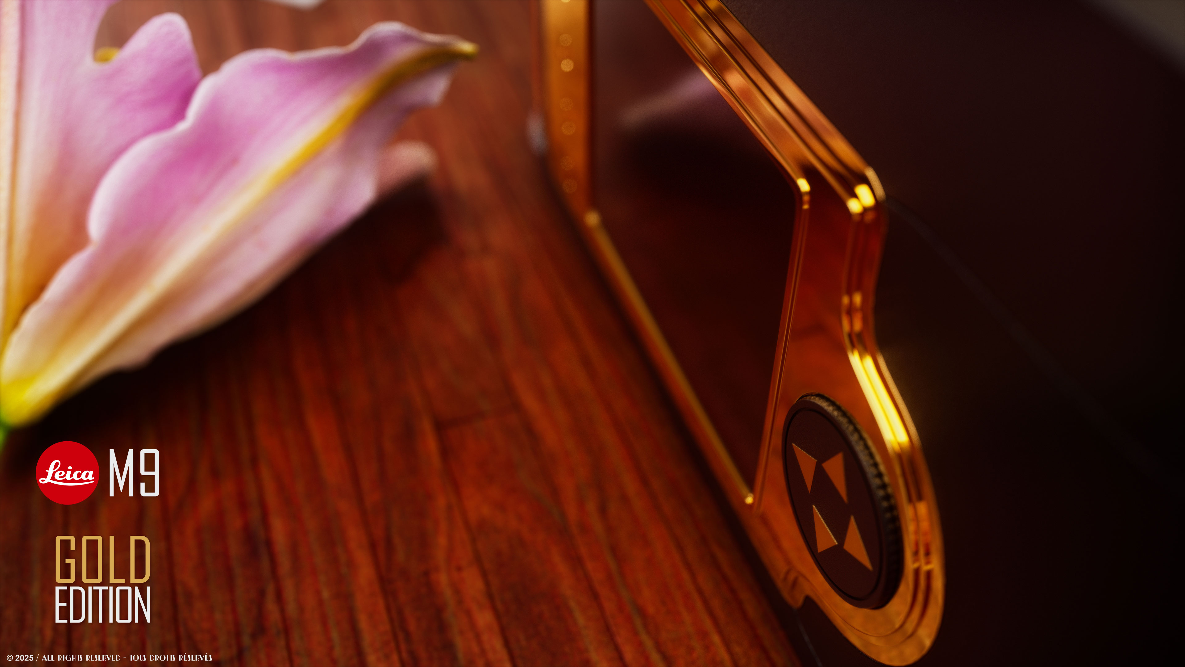 Leïca M9 Gold édition vue 5