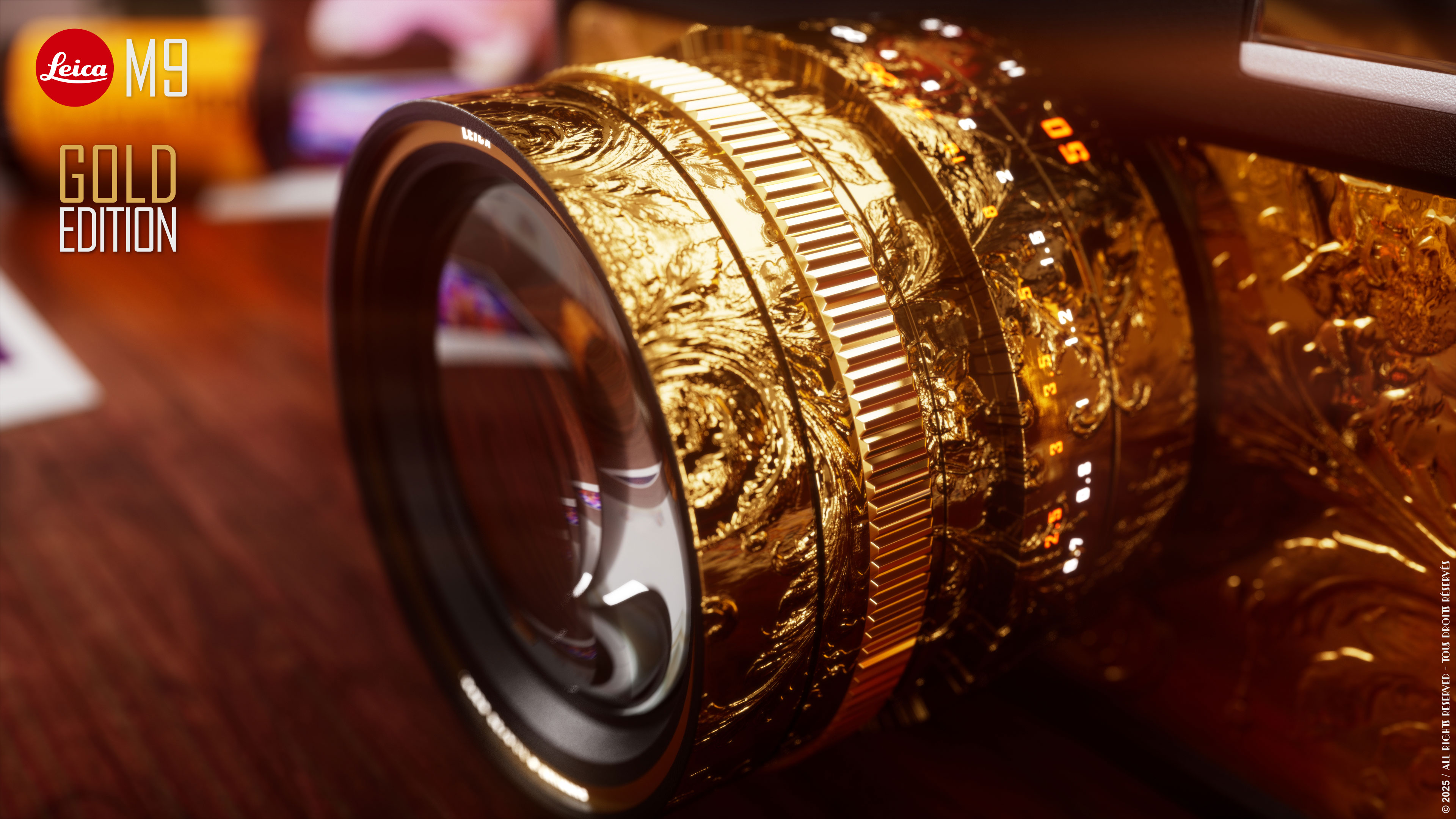 Leïca M9 Gold édition vue 2